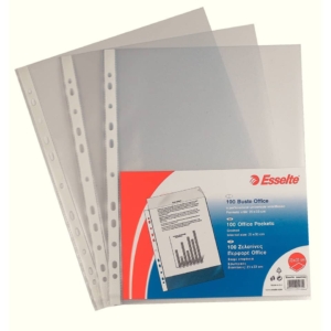Buste a foratura universale Copy Safe Esselte - Office 23x33 cm - goffrata (conf.100)