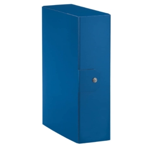 Scatola portaprogetti Delso Order Esselte in presspan - Dorso 10 cm - 25x35 cm - Blu