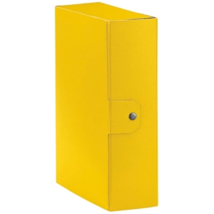 Scatola portaprogetti Eurobox Esselte - Dorso 10 cm - 25x35 cm - Giallo