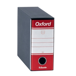 Esselte Raccoglitore Oxford Rosso - registratore memorandum - Dorso 8 - utile 23x18 cm