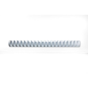 Dorsi plastici a 21 anelli GBC CombBind 25 mm - fino a 225 fogli A4 Bianco - 4028202 (conf.50)