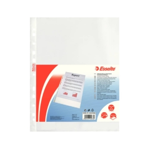Buste a foratura universale Esselte A4 Copy Safe - Deluxe 22x30 cm - goffrata (conf.25)