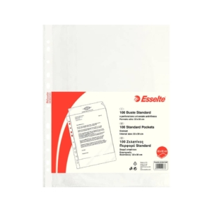 Buste a perforazione universale goffrate Copy Safe Esselte - Standard - 22x30 cm (conf.100)