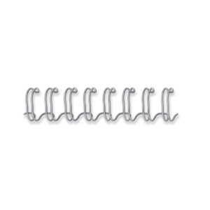 Dorsi metallici a 34 anelli Fellowes - 6 mm - 35 fogli - Argento - 54450 (conf.100)