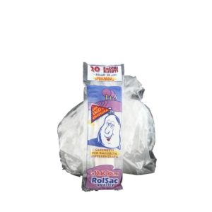 Sacchi immondizia differenziata Cagliplast - 50x60 cm - 30 litri - 21µm - Trasparente - 10064 (rotolo da 20 pezzi)