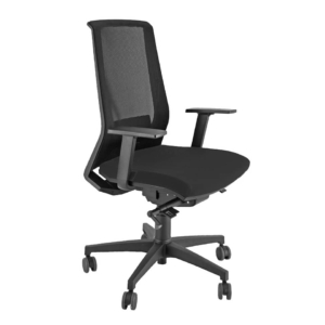 Sedia girevole UNISIT - rivestimento ignifugo Nero - LLN/BRR/IN