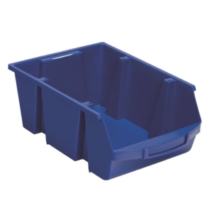 Contenitore Sovrapponibile Viso - Scomparto di stoccaggio - Blu - 28 litri - 31x47,5x19 cm - Tekni 5 B