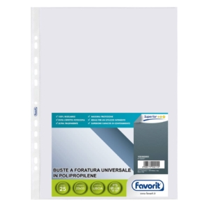 Buste a foratura universale Favorit - Special - Superior liscia 23x33 cm (conf.25)