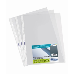 Buste a foratura universale Favorit A3 - Superior (Elevato Spessore) - 35x50 cm - Lisce (conf.10)