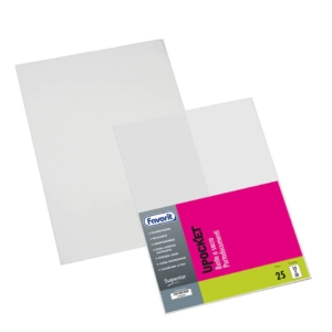 Buste Trasparenti a sacco A4 lisce Favorit - alto spessore - 22x30 cm (conf.25)