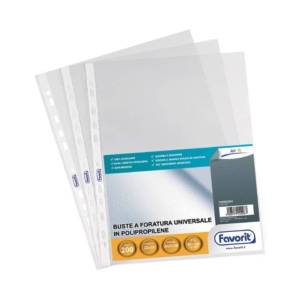 Buste a foratura buccia d'arancia Favorit - Standard - 22x30 cm - 100460055 (conf.200)
