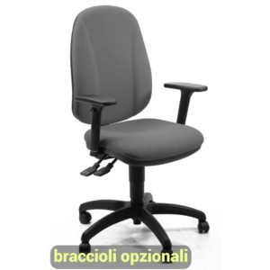 Sedia ergonomica GIANO UNISIT - polipropilene - Grigio chiaro