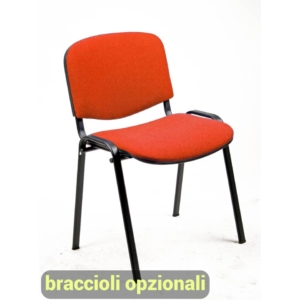 Sedie attesa Agata DADO UNISIT - ignifugo - Rosso - D5S/4/IR (conf.4)
