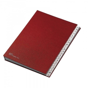 Classificatore alfabetico A-Z Fraschini - Blu - 640-E