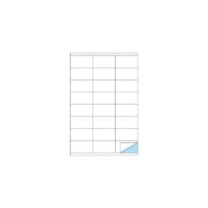 Etichette adesive Bianche Markin - 70x36 mm - 100 fogli con 24 etichette cad. - X210C500 (conf.2400 etichette)