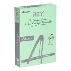 Carta colorata A4 Verde INTERNATIONAL PAPER Rey Adagio 80g/m² (risma da 500 fogli)