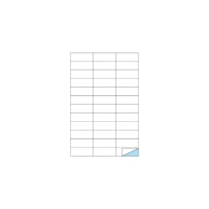 Etichette adesive Bianche Markin - 70x25 mm - 100 fogli da 36 etichette cad. - X210C506 (conf.3.600 etichette)