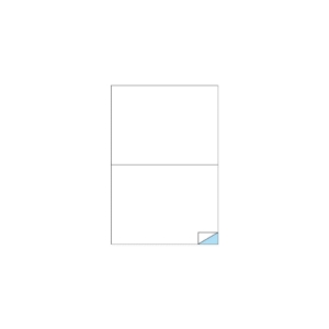 Etichette adesive Bianche Markin - 210x148,5 mm - 100 fogli da 2 etichette cad. - X210C509 (conf.200 etichette)