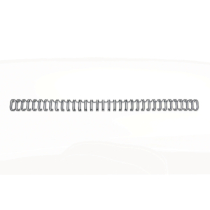 Dorsi a spirale metalliche a 34 anelli GBC WireBind 14 mm - fino a 125 fogli - A4 - Nero - RG810910 (conf.100)