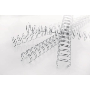 Dorsi a spirale metalliche a 34 anelli GBC Wirebind 6 mm - fino a 55 fogli - A4 - Nero - RG810410 (conf.100)