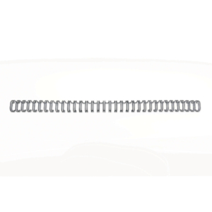 Dorsi a spirale metalliche a 34 anelli GBC Wirebind 8 mm - fino a 70 fogli - A4 - Nero - RG810510 (conf.100)
