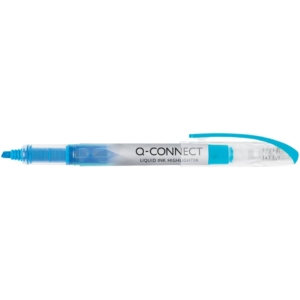 Evidenziatore a penna Q-Connect 1-4 mm Blu KF00399