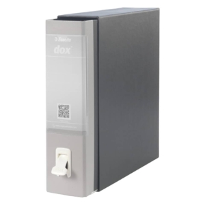 Raccoglitore ufficio Dox 2 San Francisco - Commerciale - Dorso 8 cm - 23x29,7 - Grigio