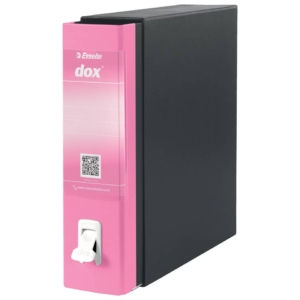 Raccoglitore ufficio Dox 2 San Francisco - Commerciale - Dorso 8 cm - 23x29,7 cm - Rosa