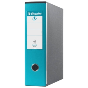 Raccoglitore ufficio Esselte Eurofile - Registratore commerciale - Dorso 8 cm - 23x30 cm - turchese - 390753800