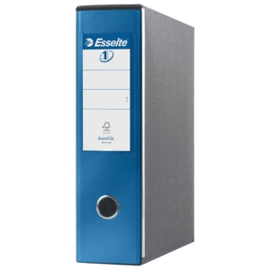 Raccoglitore ufficio Esselte Eurofile - registratore commerciale - 23x30 cm - Dorso 8 cm - Blu metallizzato - 390753960