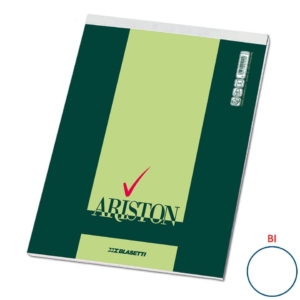 Blocco punto metallico ARISTON Blasetti - A4 - Bianco - 70 fogli