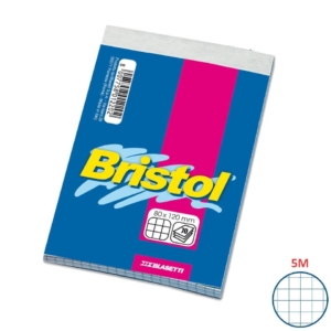 Blocco punto metallico BRISTOL Blasetti - A7 - 5 mm - 70 fogli