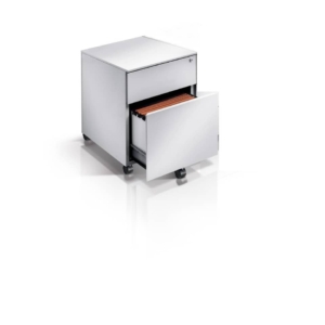 Cassettiera Metallo su ruote Tecnical 2 - 2 cassetti (1 classificatore) - Grigio - 41x58x55,3 cm