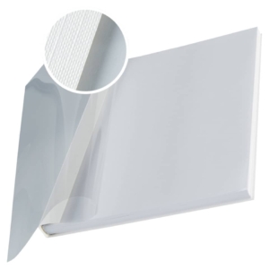Cartelline trasparenti per rilegatura A4 con fronte Trasparente Esselte in PPL - 106-140 fogli - Bianco Avorio- 74150001 (conf.10)