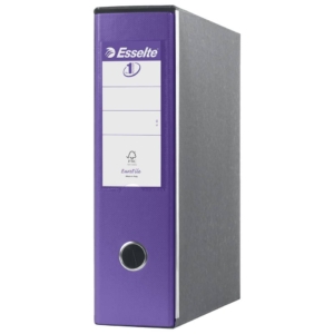 Raccoglitore ufficio Esselte Eurofile - registratore commerciale - 23x30 cm - Dorso 8 cm - Lilla - 390753950