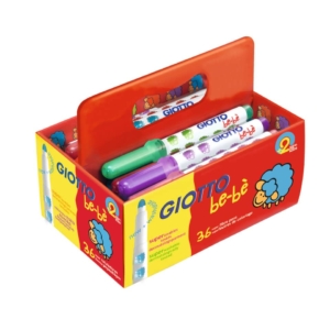 Schoolpack 36 pennarelli GIOTTO Be-bè - 5 mm - da 2 anni (conf.36)