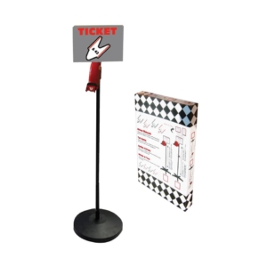 Kit EliminaCode Printex - Piantana + chiocciola + tickets - Nero - Tr/pia/chi Tr/pa nk