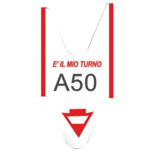 Rotoli Tagliandi per EliminaCode Printex - Rosso - Tr/roll/rss - per display 2 cifre (conf.5)