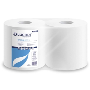 Asciugatutto Lucart - Pura cellulosa - 2 veli - 800 strappi - 200 metri - 851159 (conf.2 rotoli)