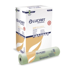 Rotolo Lenzuolino medico Verde Lucart - 870090 (216 strappi)