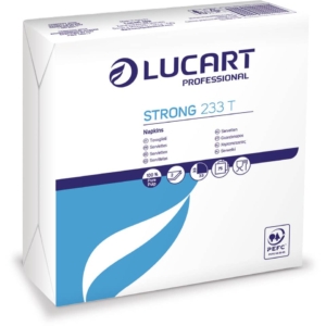Tovaglioli Bianchi in carta Lucart - 33x33 cm - 2 veli - 832001 (conf.75)