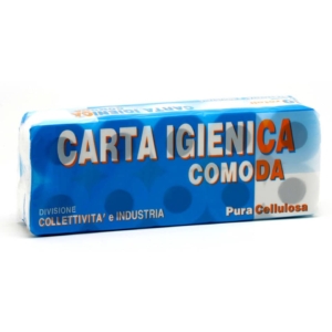 Carta igienica Lucart - Pura cellulosa - 2 veli - 155 strappi - 811553 (conf.10 rotoli)