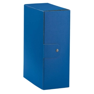 Scatola portaprogetti Eurobox Esselte - Dorso 12 cm - 25x35 cm - Blu