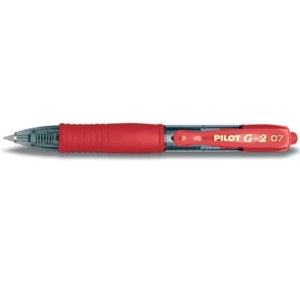 Penna a sfera a scatto Pixie Pilot - Rosso - 0,7 mm - 001412