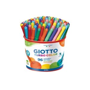 Pennarelli Turbo GIOTTO - Turbo Color punta fine - 0,5-2 mm - da 3 anni in poi (conf.96)