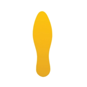 Stickers adesivi di sicurezza Tarifold - impronta - 25,8x7,5 cm - Giallo - B197804 (conf.10)