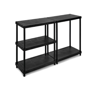 Scaffalatura in plastica Nera Modulo Terry Store Age - 5 - 45kg - 80x40x9173,4 cm/160x40x92,5 cm - 1002694