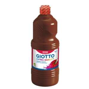 Tempera pronta GIOTTO - Marrone scuro - 1000 ml