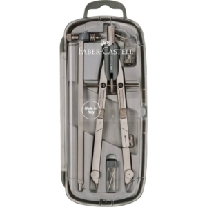 Compasso Balaustrone Tech Faber Castell - aste snodabili prolunga innesto ottone nichelato - 168 mm