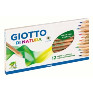 Pastelli colorati Di Natura GIOTTO - 3,8 mm - da 3 anni in poi (conf.12)